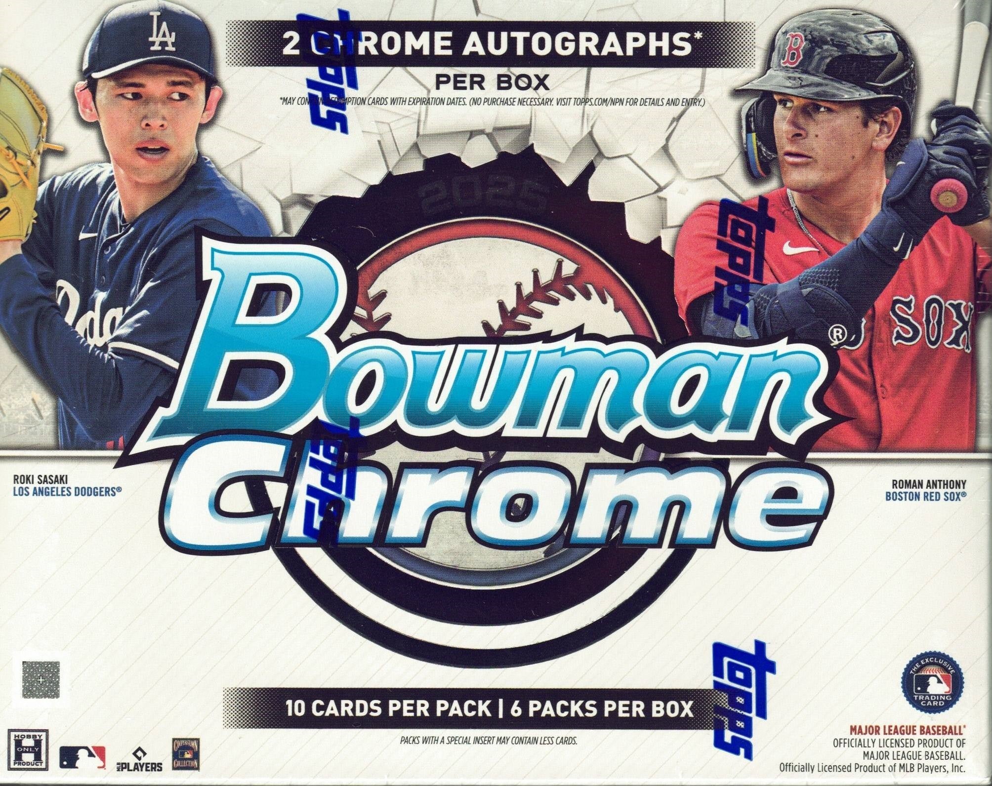 2025 Bowman Chrome Baseball Hobby Box | DGCollectables