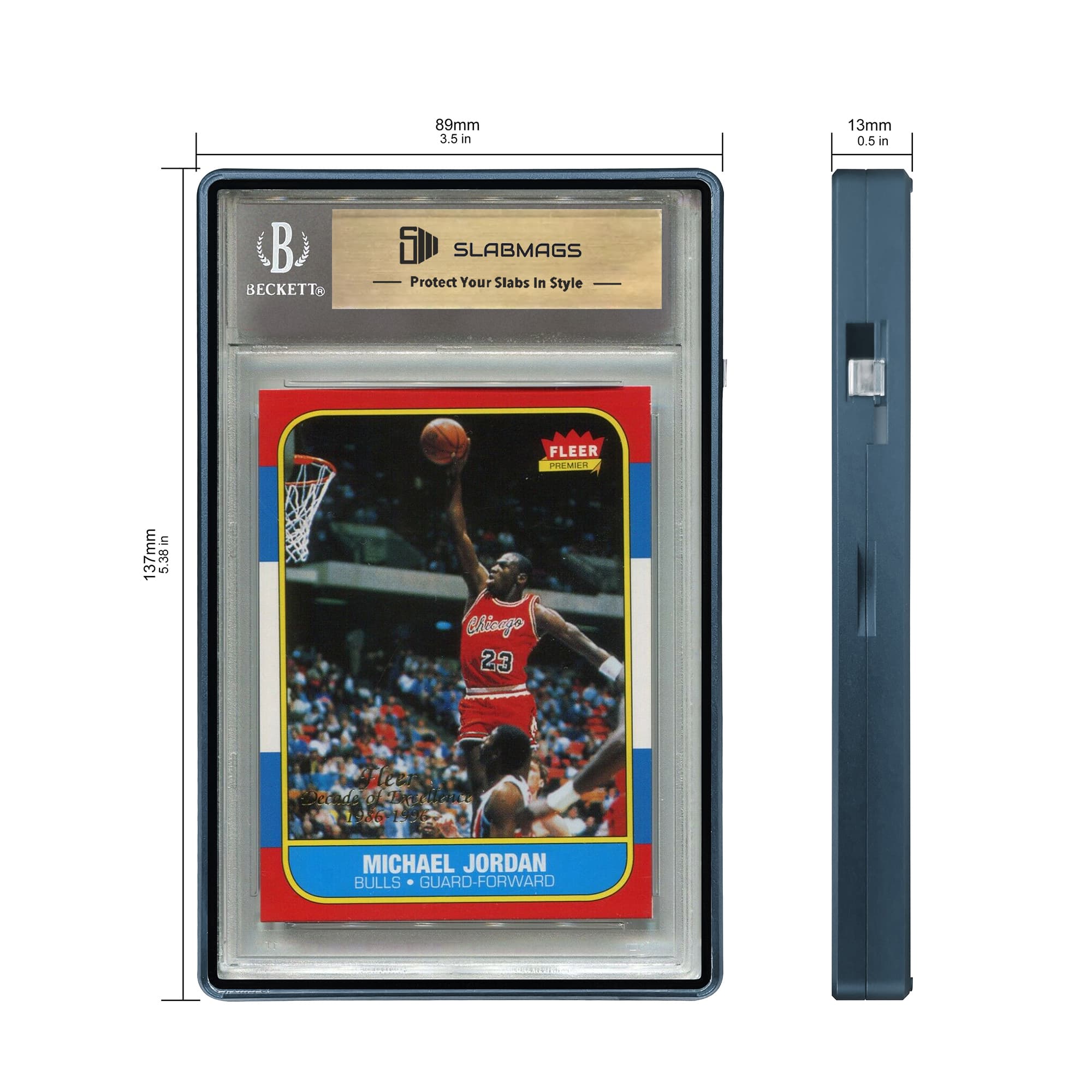 Standard BGS Slabmags Blue Graded Slab Card Protection Alloy Holder ...