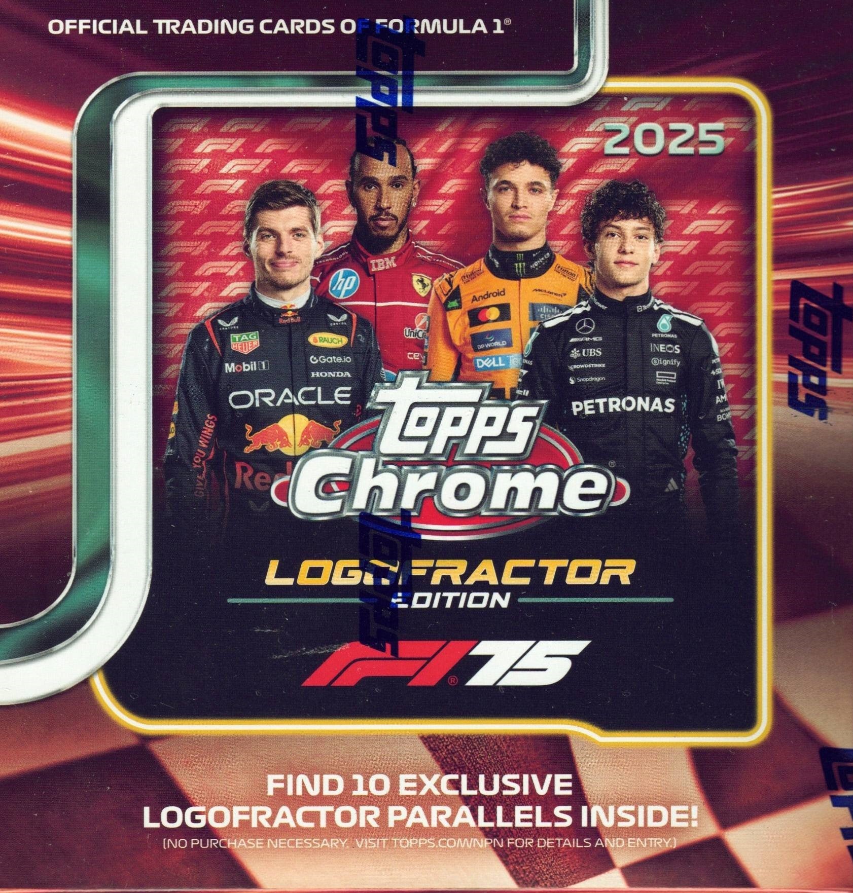 2025 Topps Chrome F1 Formula 1 Racing Logofractor Edition Box 