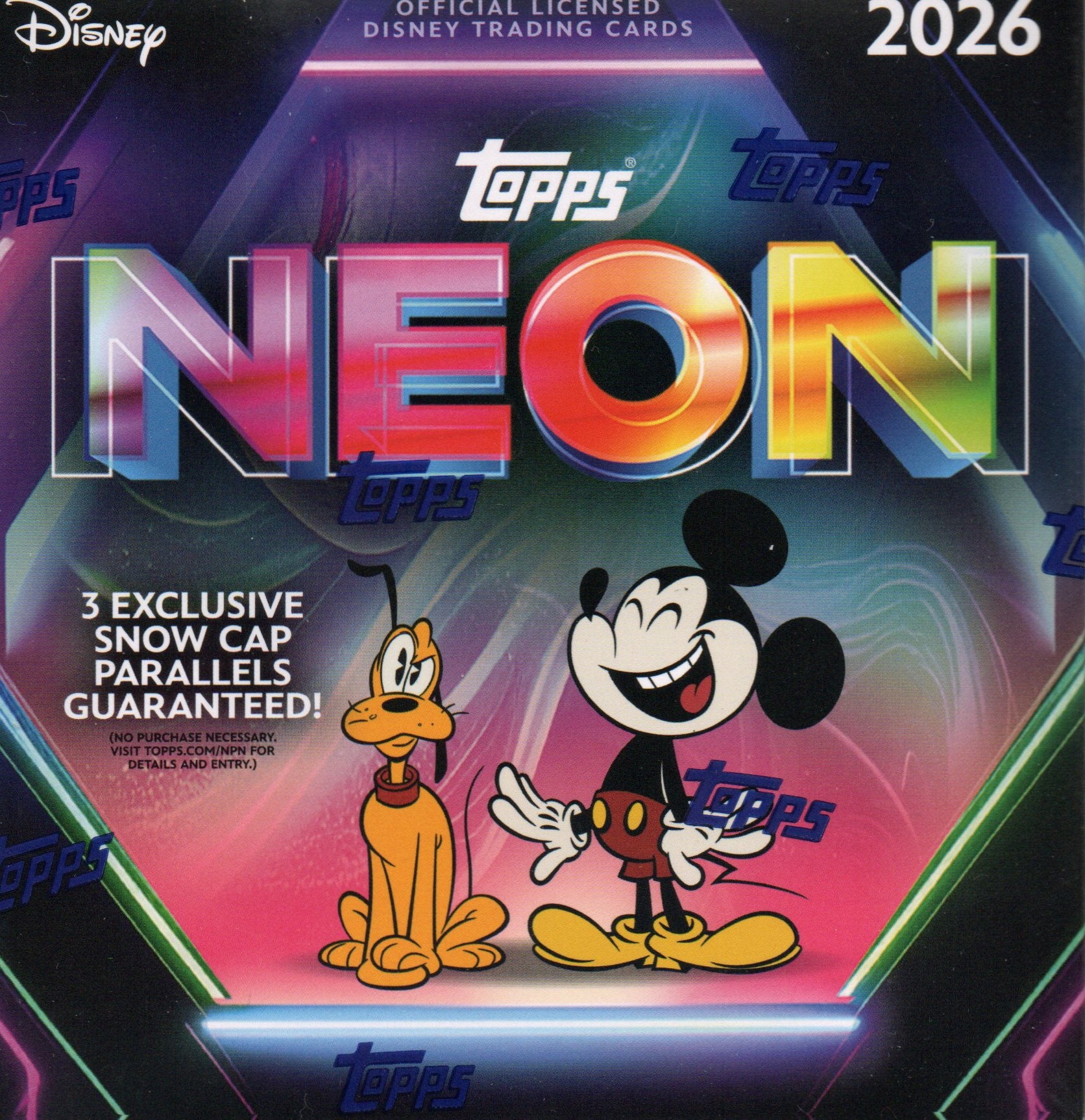 2026 Topps Chrome Disney Neon Mega Box | DGCollectables