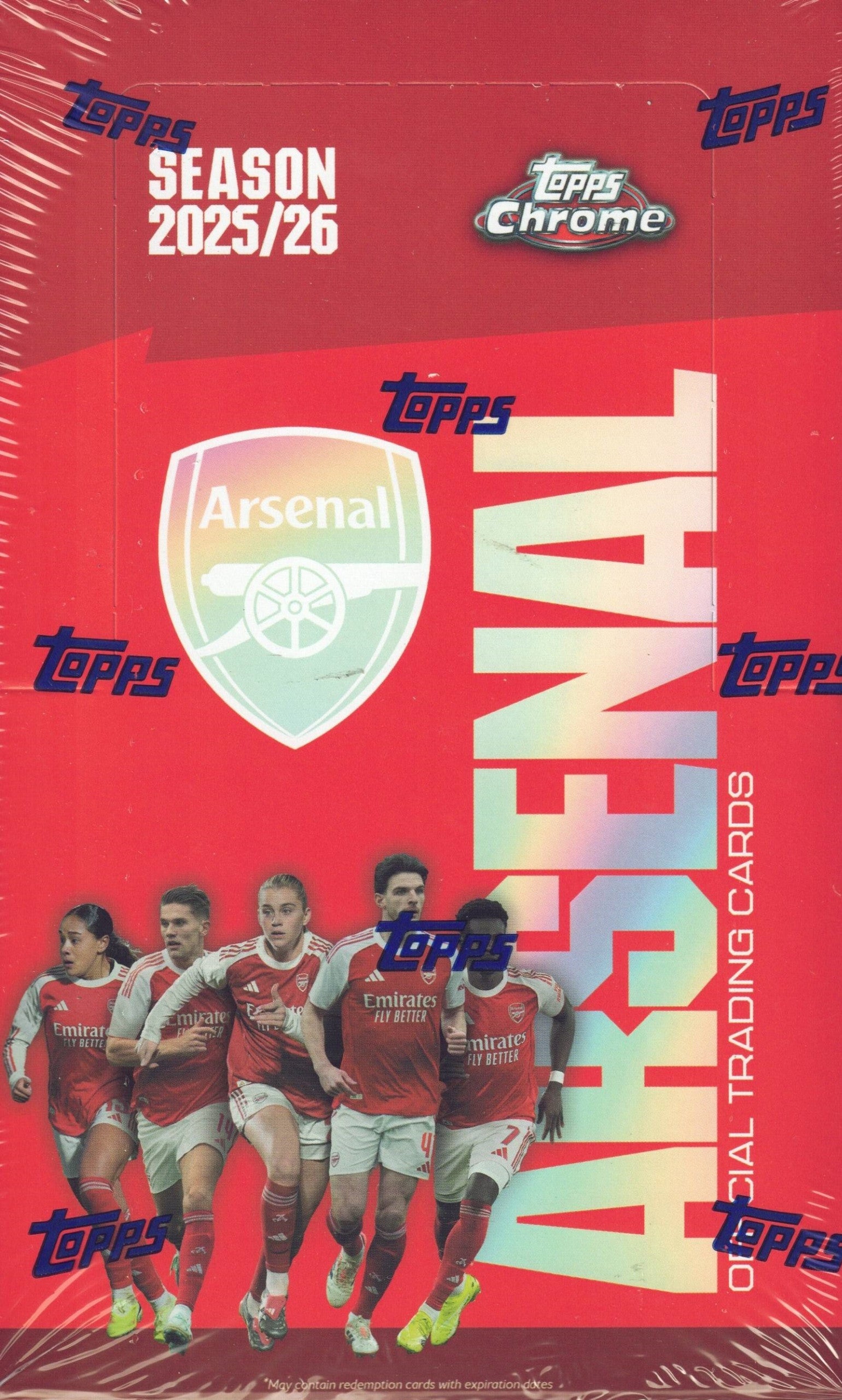 2025/26 Topps Chrome Arsenal FC Soccer Hobby Box | DGCollectables
