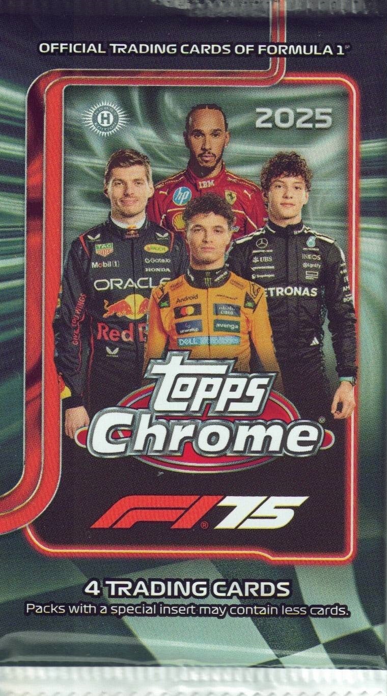 2025 Topps Chrome F1 Formula 1 Racing Hobby Pack | DGCollectables