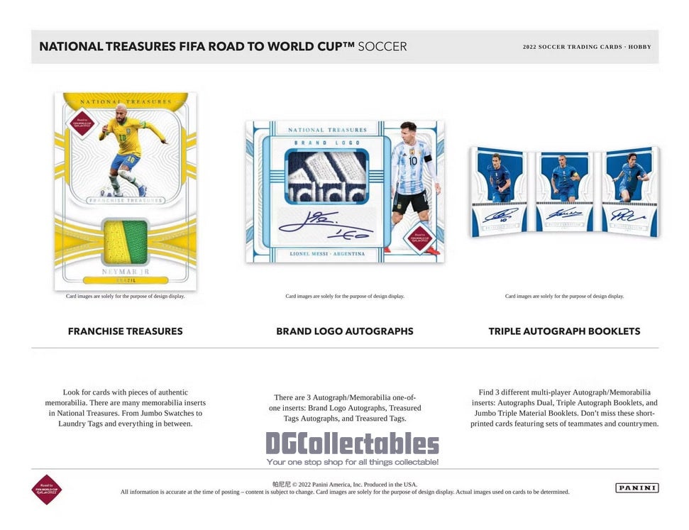 2022 Panini National Treasures Road to FIFA World Cup Soccer Hobby