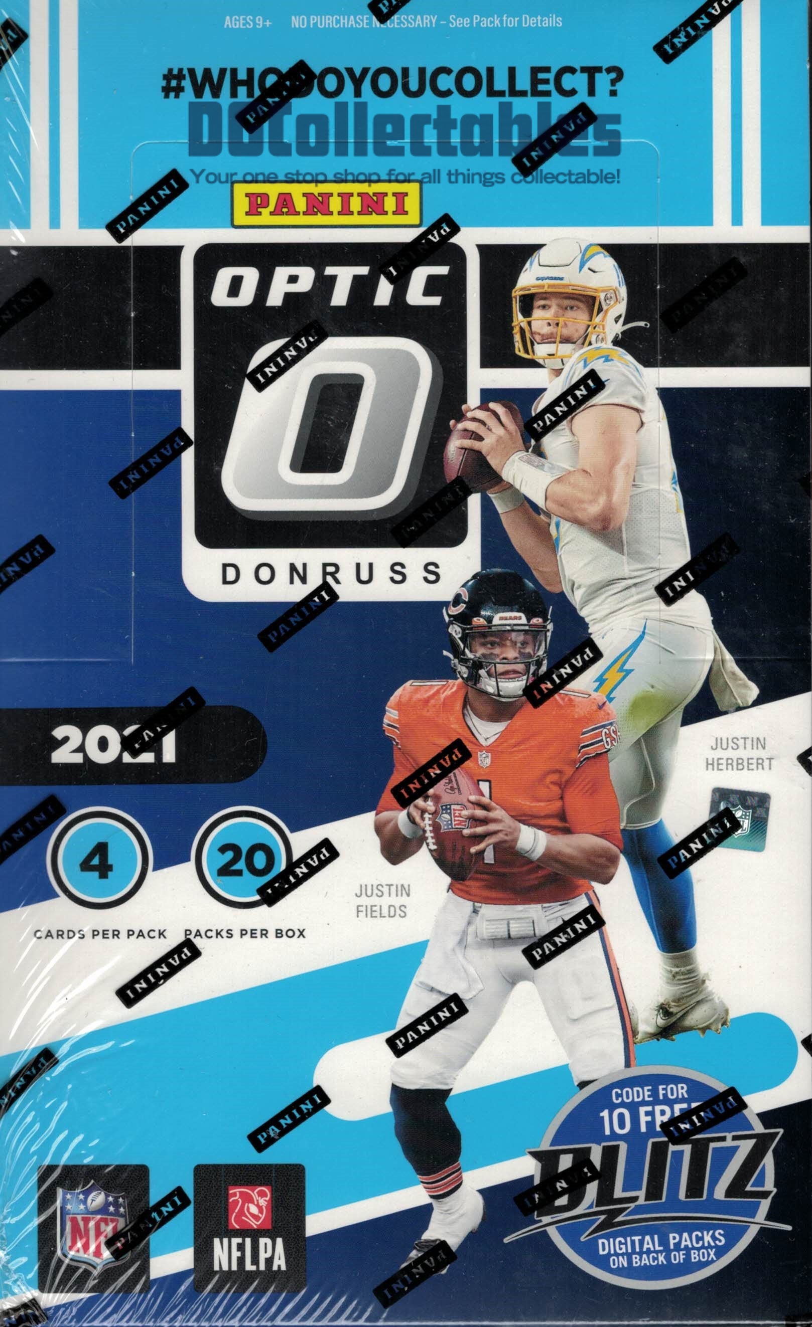 2020 Panini Donruss Optic Football Hobby Box