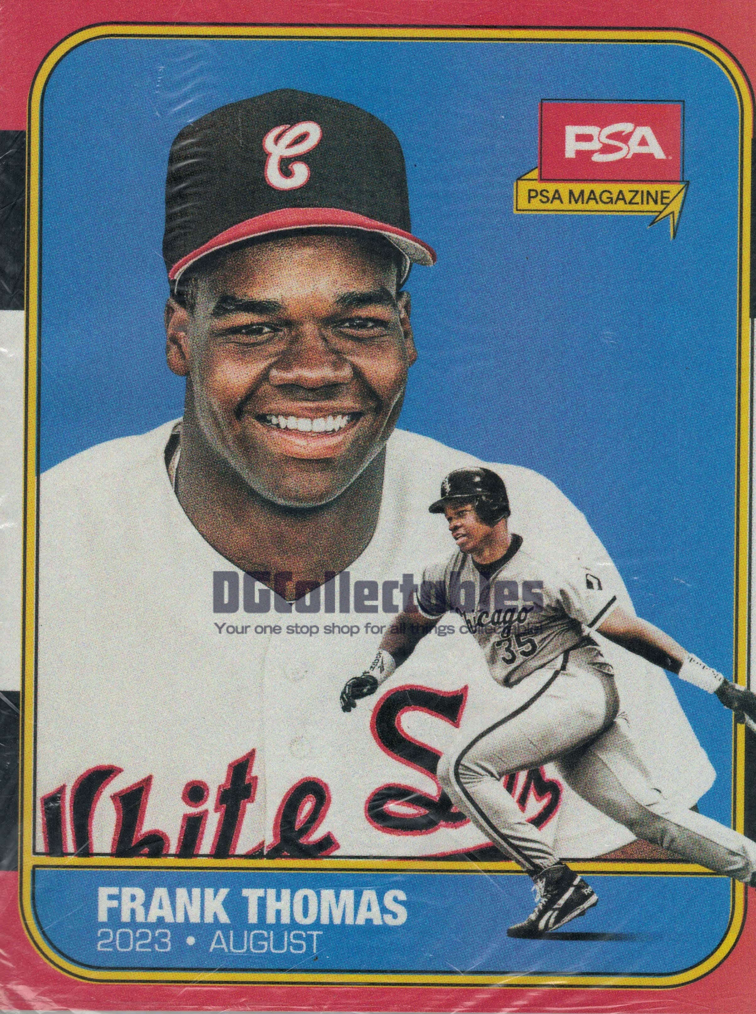 Psa Magazine August 2023 Frank Thomas Cover Dgcollectables 