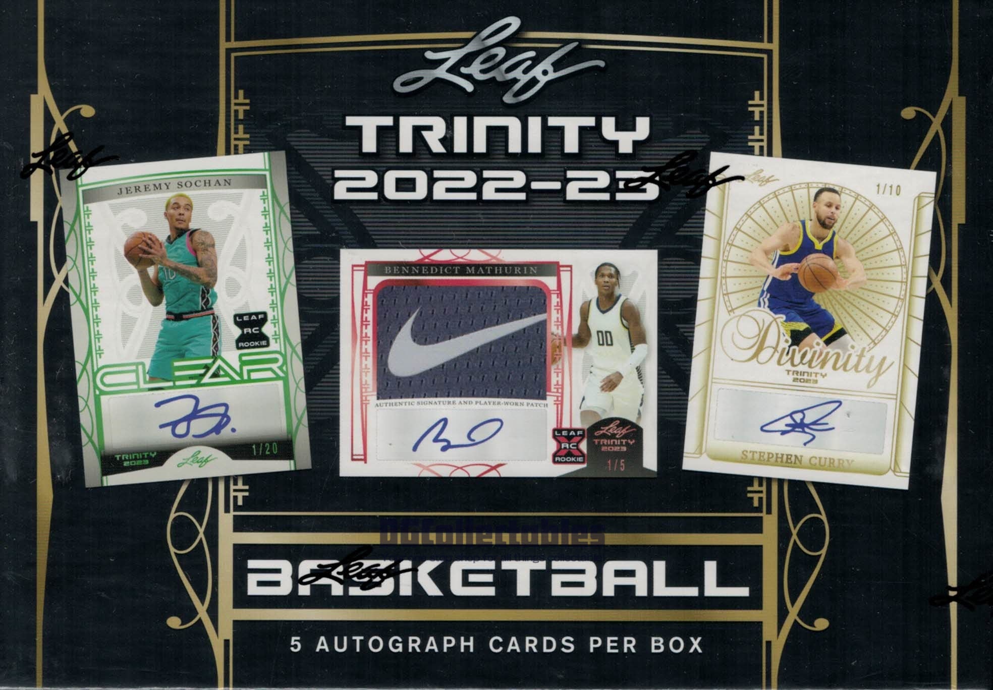 2022-23 Leaf Trinity Basketball - Jerry West / Magic shops Johnson dual autograph /20!