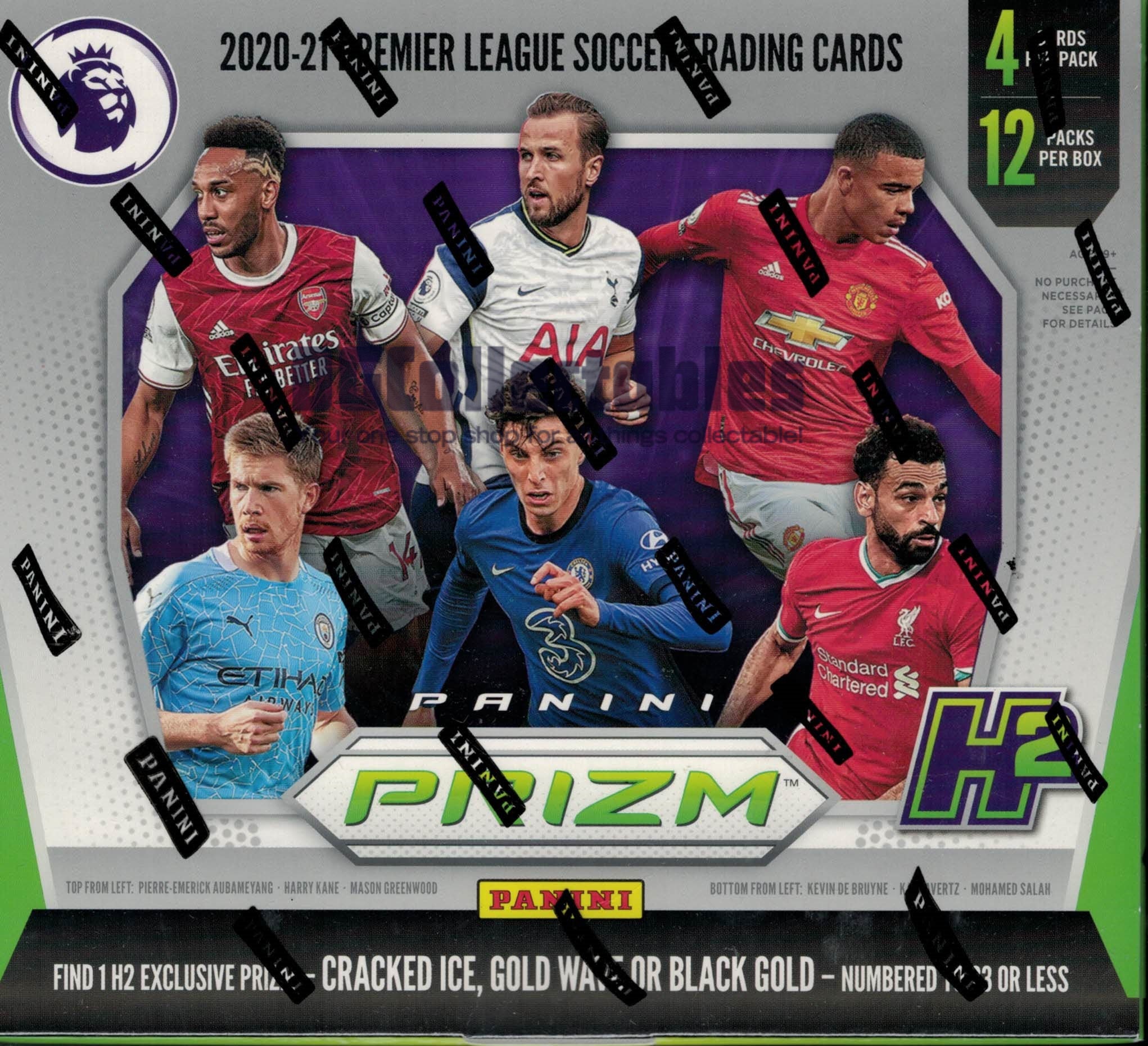 2021-22 Panini Prizm Premier League Soccer Cereal Box 