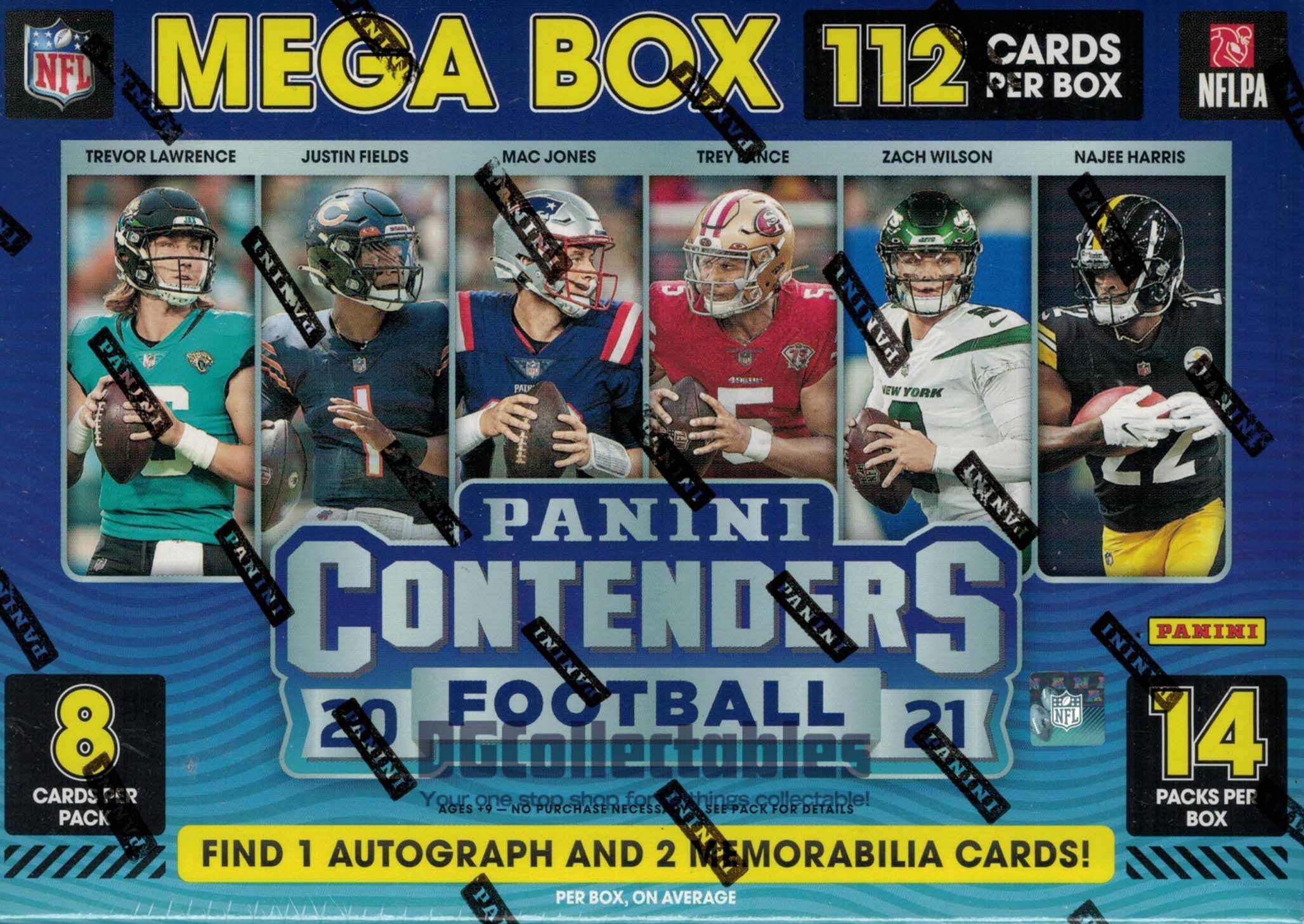 2021 Panini Contenders Football Mega (Box)