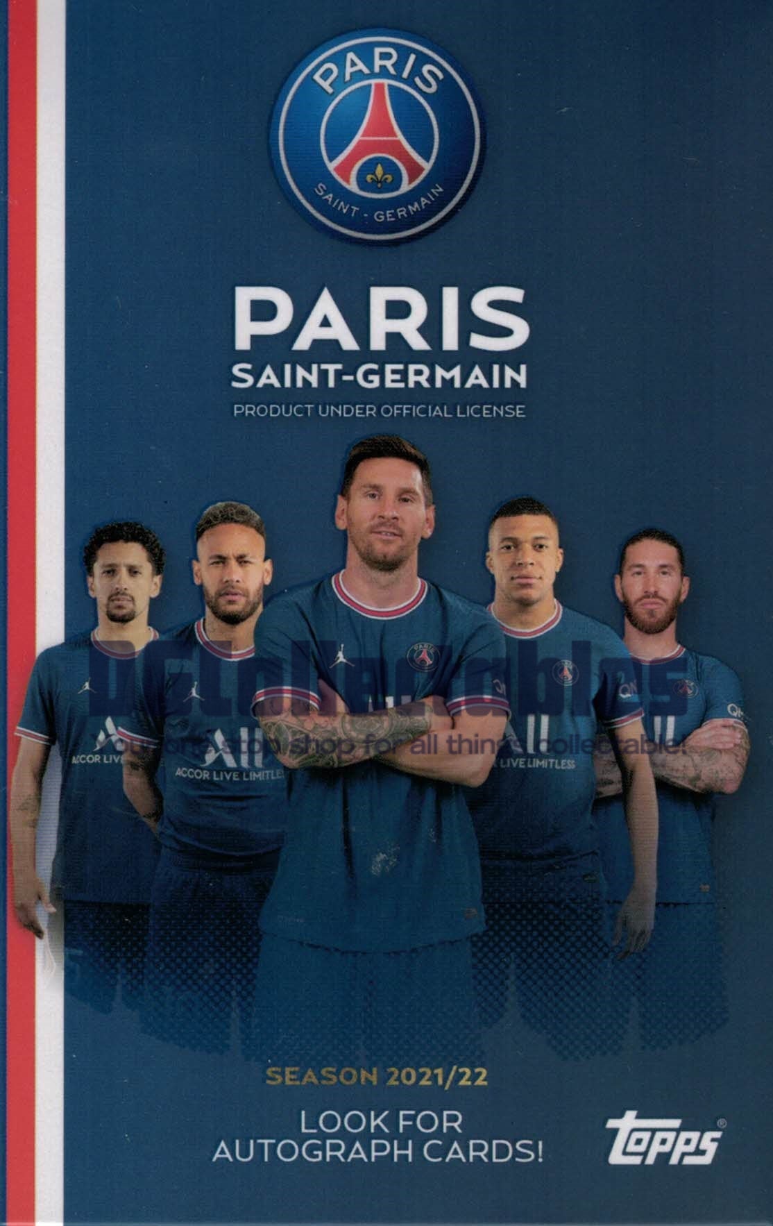 2021/22 Topps Paris Saint-Germain PSG Soccer Team Set (Hanger Box