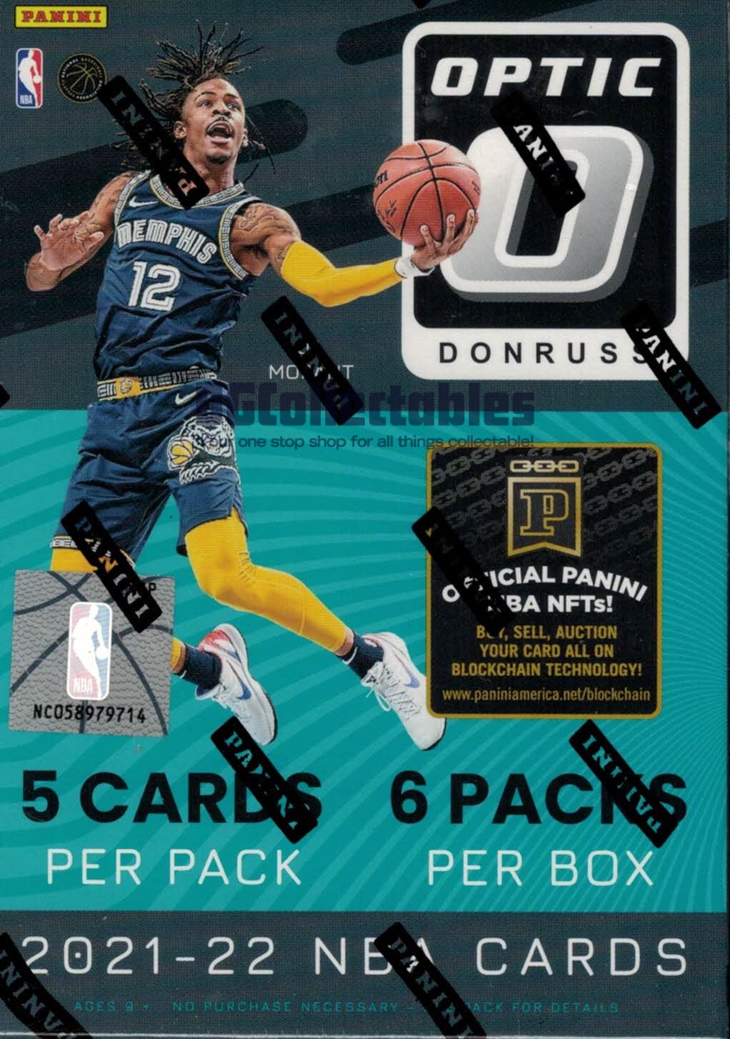 21–22 Panini optic cello packs buy 21–22 Panini optic basketball cello packs (12)