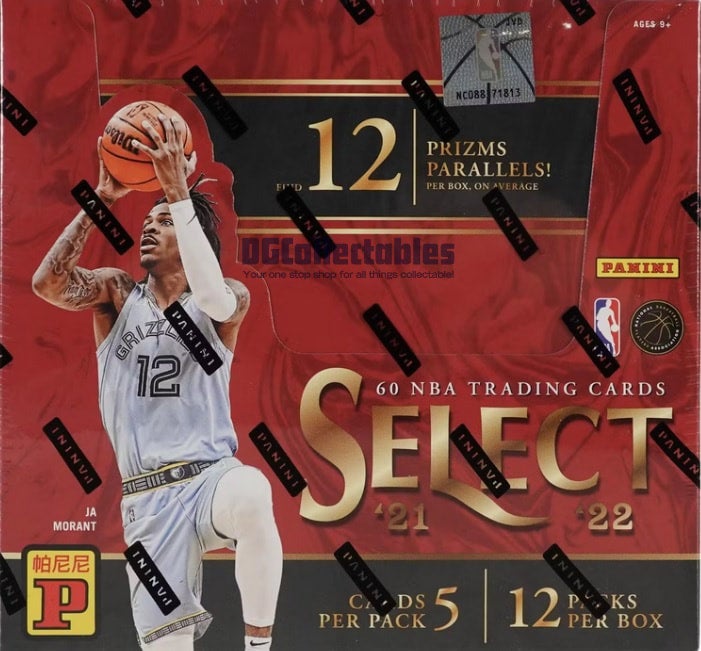 2021/22 Panini Select Basketball Asia Tmall Box